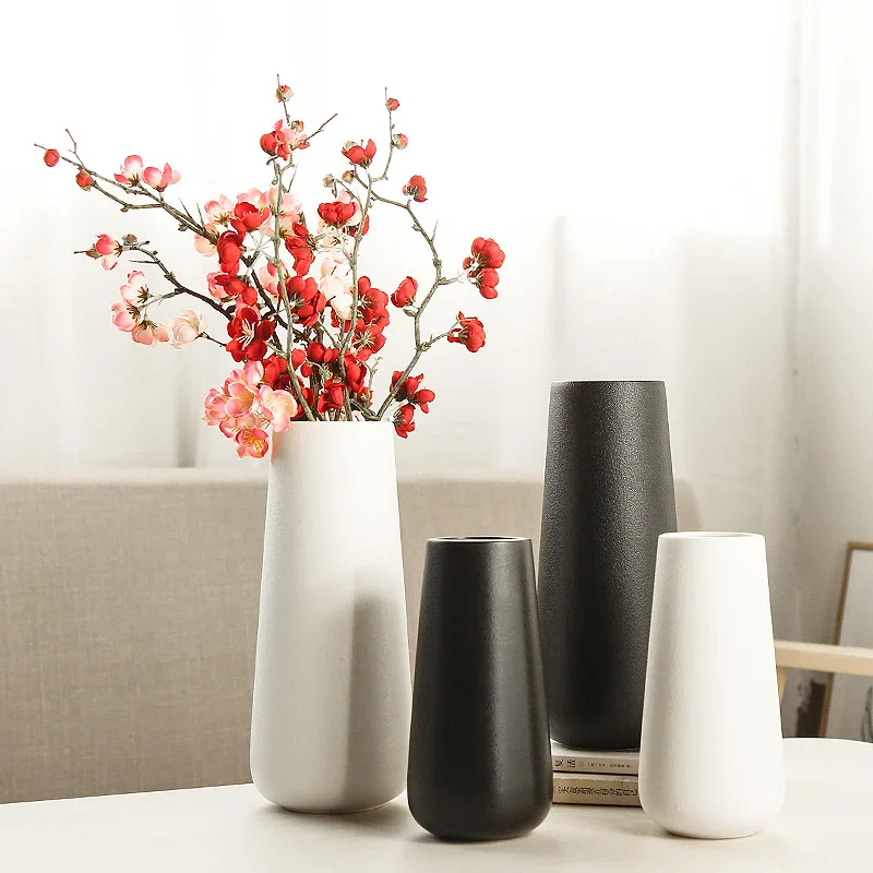 

Ceramic Vase Simple Modern Nordic White Vase Ceramic Chinese Crafts Home Decoration Vase Decoration Home