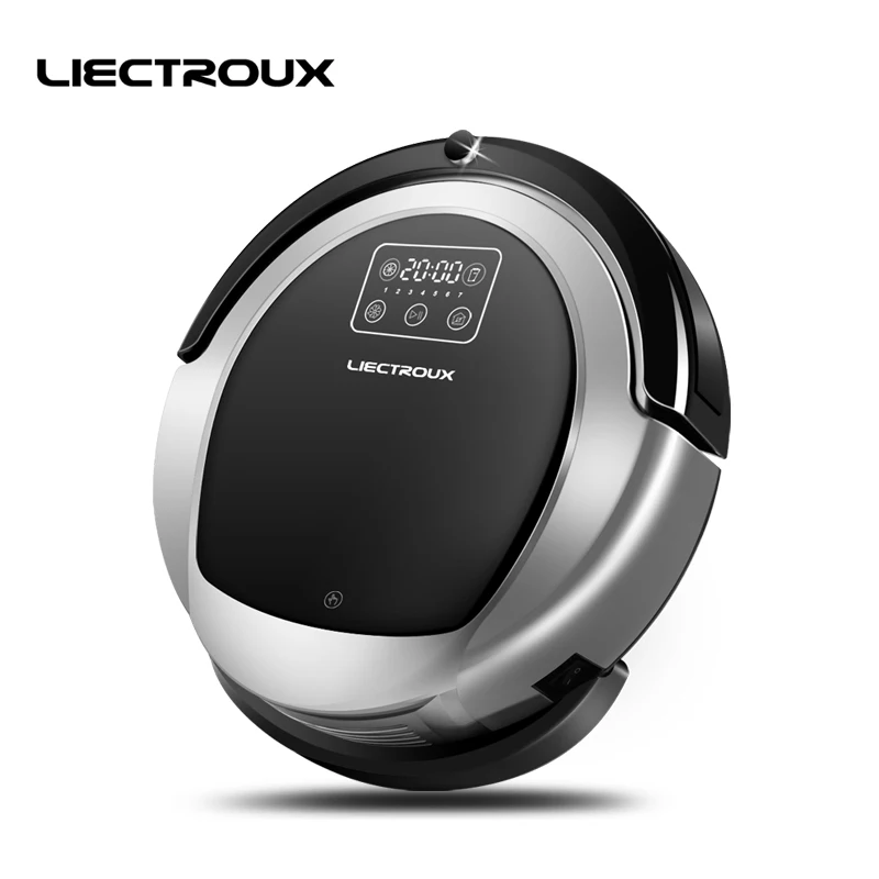 

LIECTROUX Robot Vacuum Cleaner B6009,Smart Memory,Map Navigattion,3000pa Strong Suction, Virtual Blocker,UV Lamp,Big Water Tank