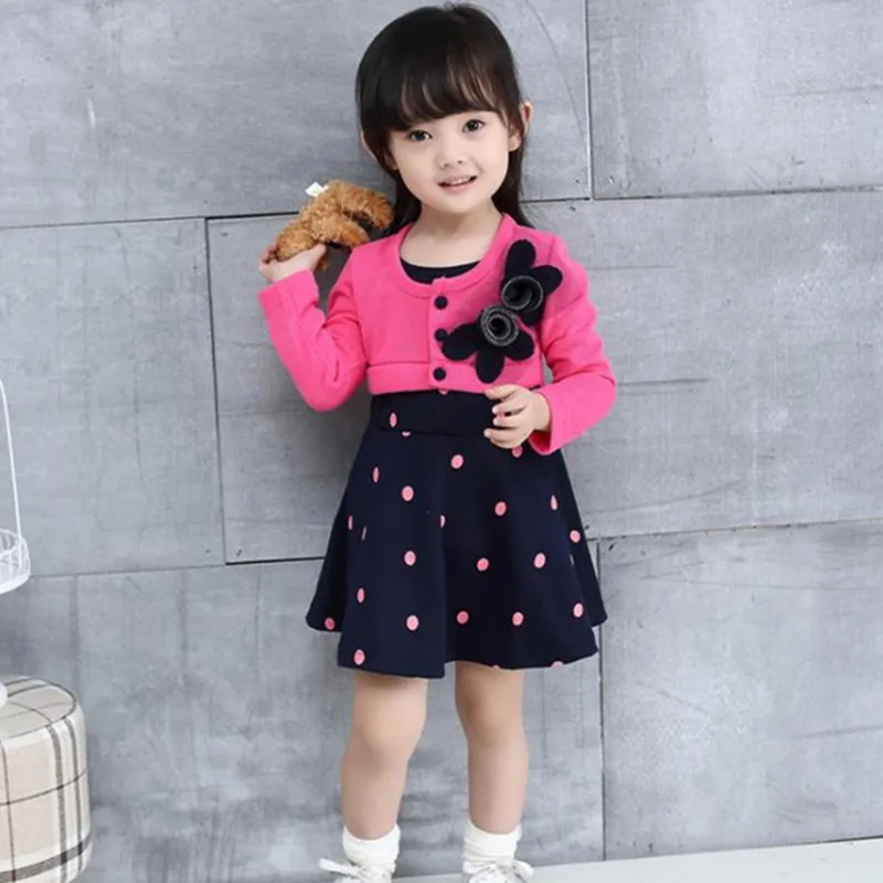 Baby Dresses Girl Kids Dress Cotton Sleeve Baby Girl Party Dress Summer Dress Baby Girl Clothes