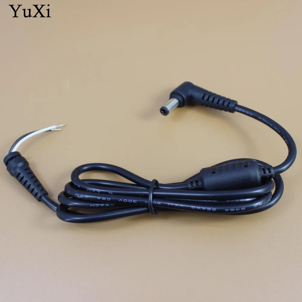 YuXi 5.5X2.5mm DC Power Male Tip Plug Connector With Cord/ Cable For Toshiba Asus Lenovo Laptop Adapter, 5.5/2.5mm