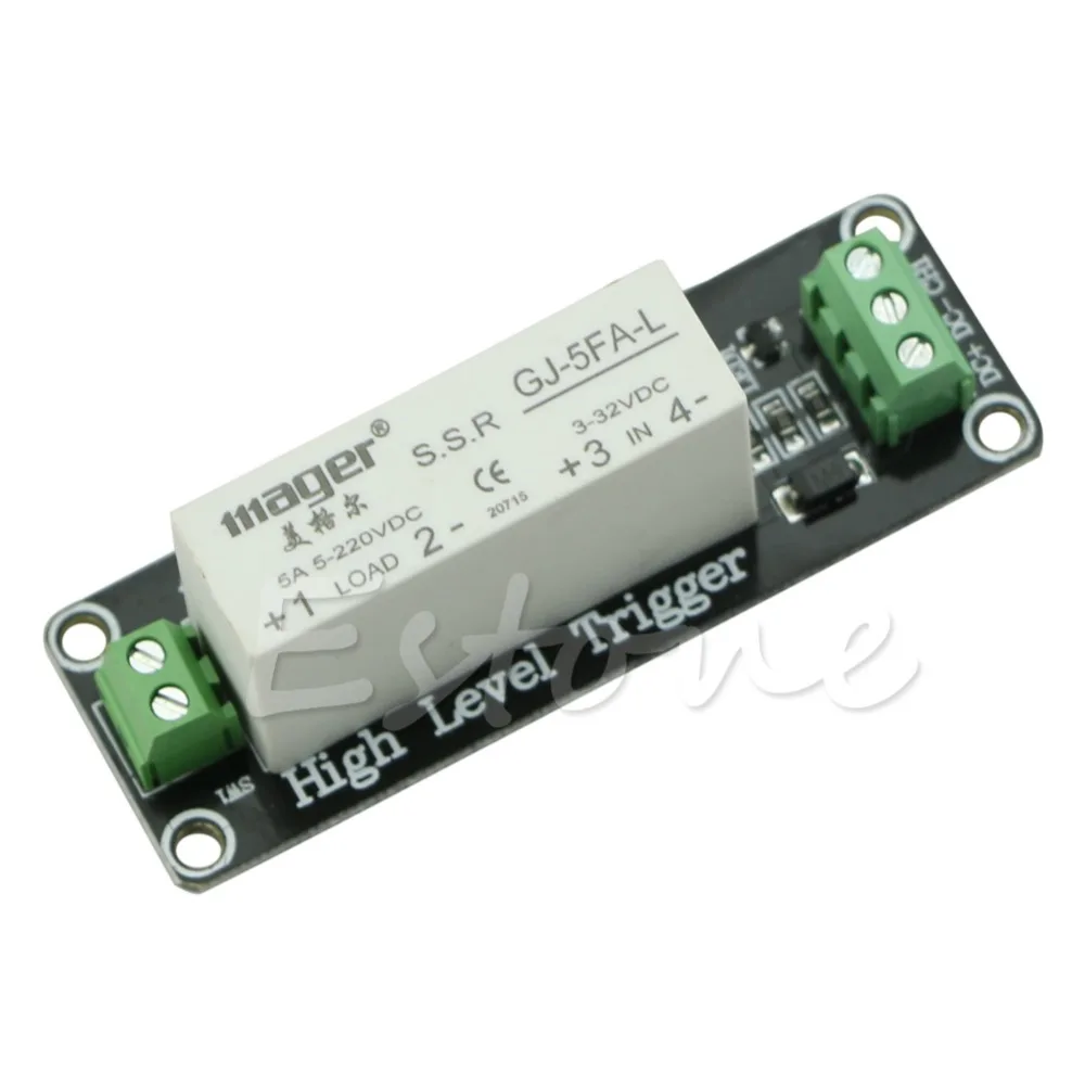 

1 Channel SSR Solid State Relay Module High-low Trigger 5A For Uno R3 -Y103