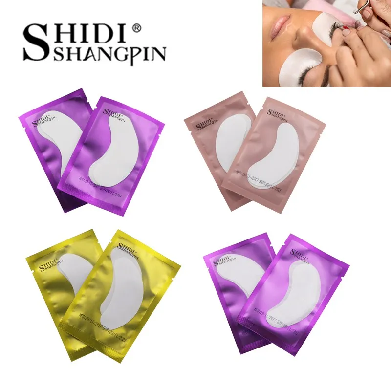 

5 pairs Eyelashes Patches Under Eye Pads Individual Lash Eyelashes Extension Paper Patches Eye Tips Sticker Wraps Makeup Tools