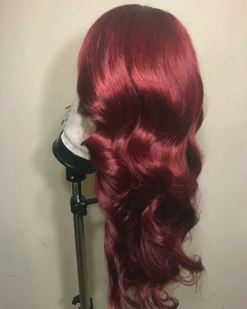 red hair wig for black women 6