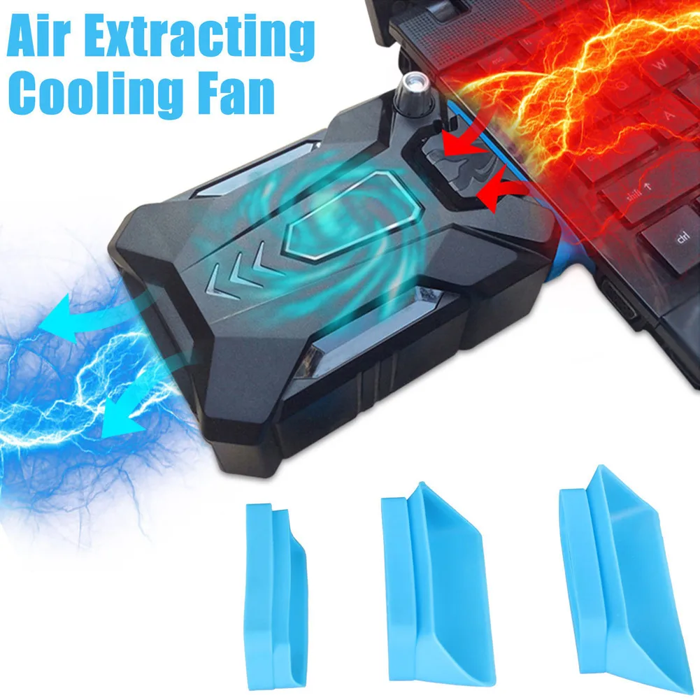 Игровой Стиль Мини Вакуумный извлечение воздуха USB охлаждающая подставка кулер вентилятор для ноутбука ПК QJY99