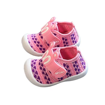 

Kids Shoes Boys Girls Children Causal Shoes Breathable Striped Baby Shoes Mesh