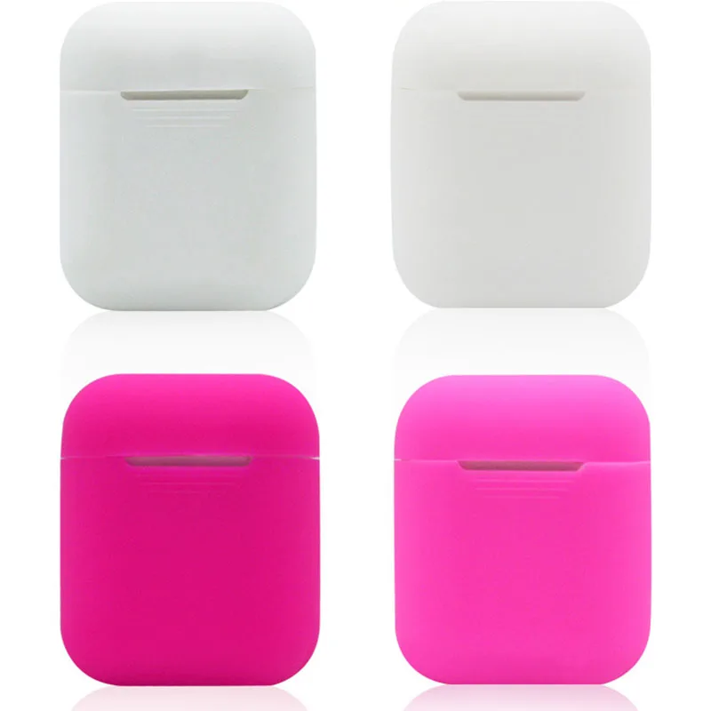 

For Apple Airpods Silicone Case Soft TPU Cover Colorful Ultra Thin Clear Protector Case Sleeve Pouch for Earbuds Earphone