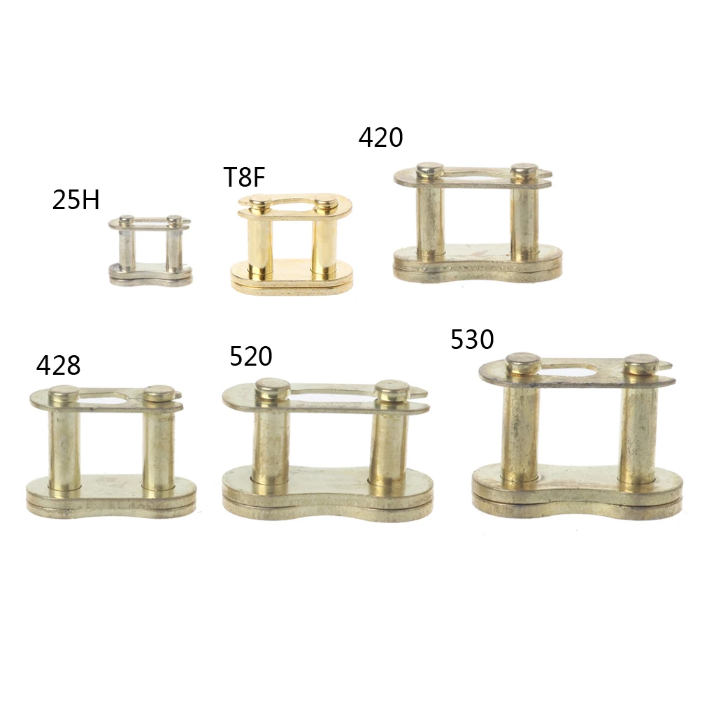 

Motorcycle Chain Buckle Ring Link 25H# T8F# 420# 428# 520# 530#