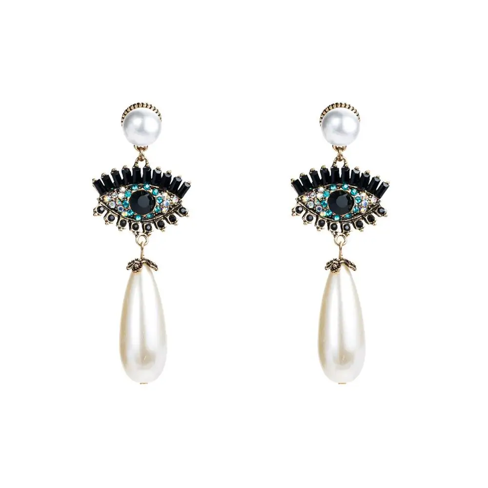 

Vintage Ethnic Eyes Charm Drop Dangle Earrings for Women Jewelry Bohemian Maxi Statement Earrings Accessories