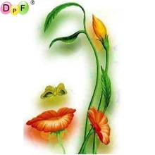 DPF полный квадратный алмаз 5D поделки алмазов картина фото на заказ "Тигр маленький" Вышивка крестом Мозаика Декор стен живопись