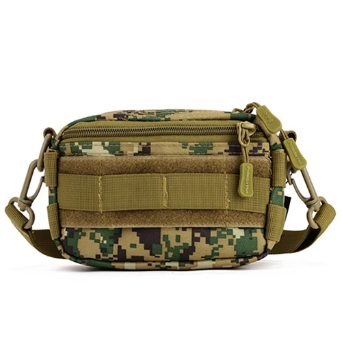 Защитная уличная лесная тактическая Сумка MOLLE hip pack, уличная нейлоновая сумка, военная поясная сумка - Цвет: CL Camouflage