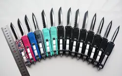 Microtech 13 моделей C07 HK мини двойного действия ножей 440 Лезвие из нержавеющей стали карманный нож с оболочкой нейлона и коробку a161