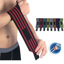 Унисекс спортивные Training наручные Поддержка Бинт Эластичный Напульсник артрит рук Защита для колена браслет