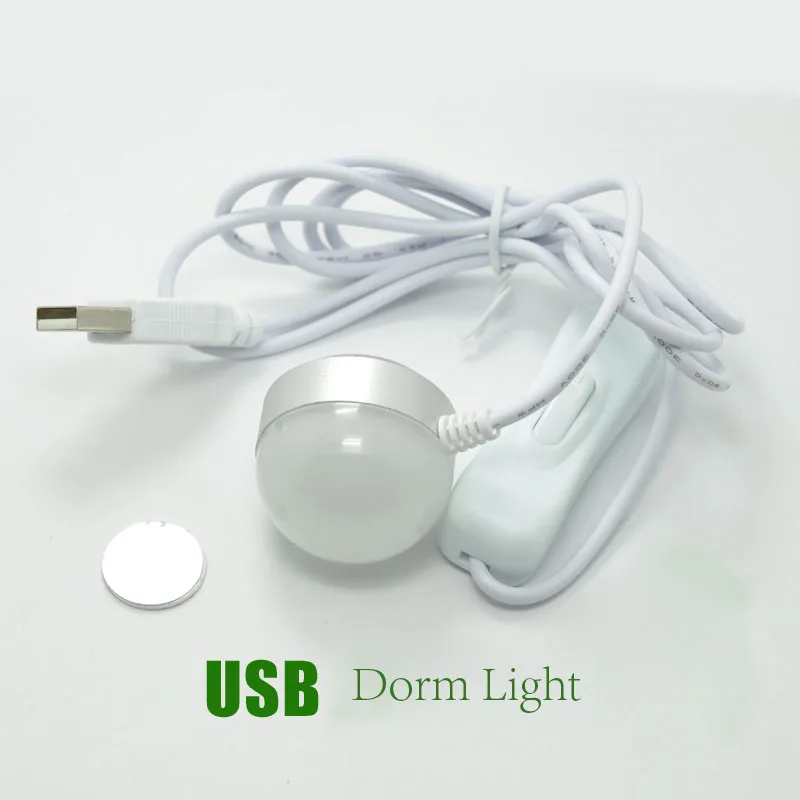 

Highlight mini USB lamp LED university student dorm lamp eye-protecting single-capped night lamp 3W Doctor 5V1A Power supply