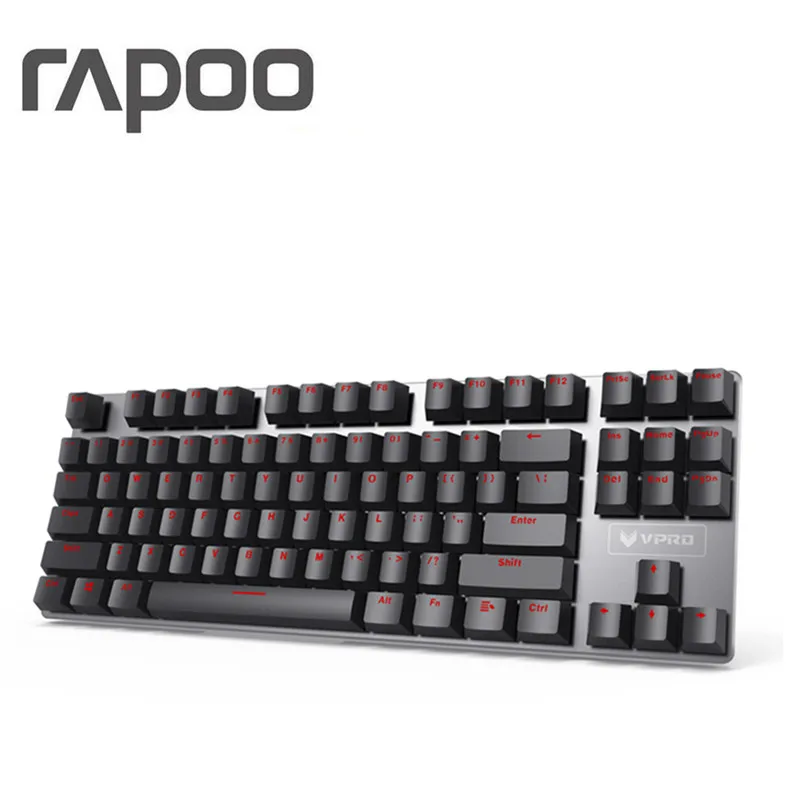 Механическая игровая клавиатура Rapoo V500S из сплава Teclado с usb питанием для