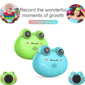 

Portable Digital Camera Children Cute Mini Cartoon Cam 1.54" HD LCD 2MP Anti-Fall Rechargeable Toys Gifts For Kids