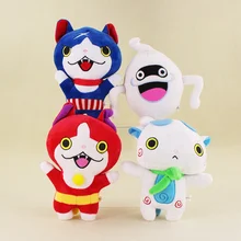 4 Styles 20 23cm Youkai Jibanyan Komasan and Whisper Japan Anime Yokai Watch Plush Soft Stuffed