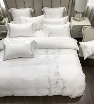 

elegant fairyfair flower bedding set adult teen girl,full queen king trend double home textile flat sheet pillowcase duvet cover