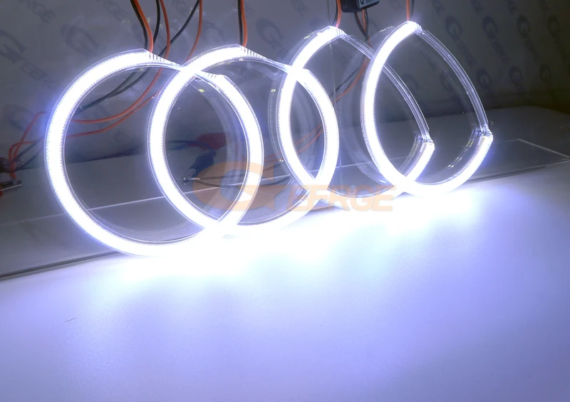  For Mazda 3 mazda3 2003 2004 2005 2006 2007 Excellent angel eyes Ultra bright illumination COB led  - 32845489804