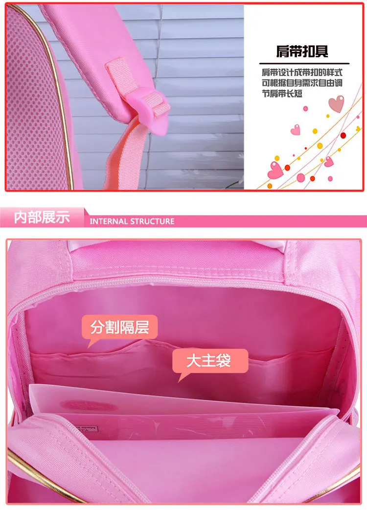 Водостойкие детские школьные сумки для девочек наряды для маленьких принцесс школьный рюкзак, набор ортопедический рюкзак для детей Mochila Infantil