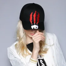 Новая вышитая Волчья лапа, индивидуальная бейсболка для мужчин и женщин, для путешествий, скалолазания, горы, согнуть шляпу, хлопок, Солнцезащитная шляпа