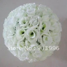 Кот Роуз мяч свадьба пластик внутренняя свадебный цветок украшения ball-30cm целовать мяч
