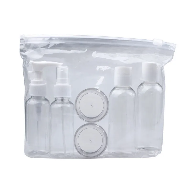 

6 pcs Set Plastic Clear Empty Spray Bottle Travel Refillable Bottles Environmental Protection Portable For Make Up Container