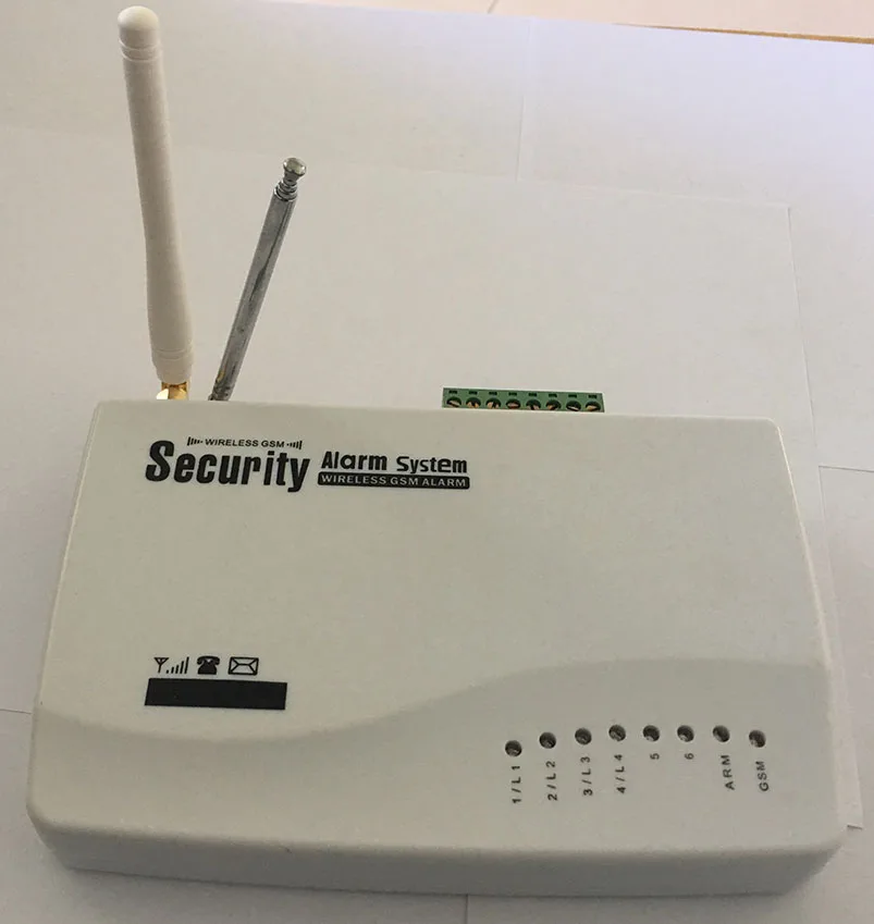 Acessórios de Alarme Sistema de Alarme Antena Dupla Casa Segurança Sinal 900 - 1800 1900 Russo Inglês 433 Mhz Gsm 14 Kits de sistema de alarme