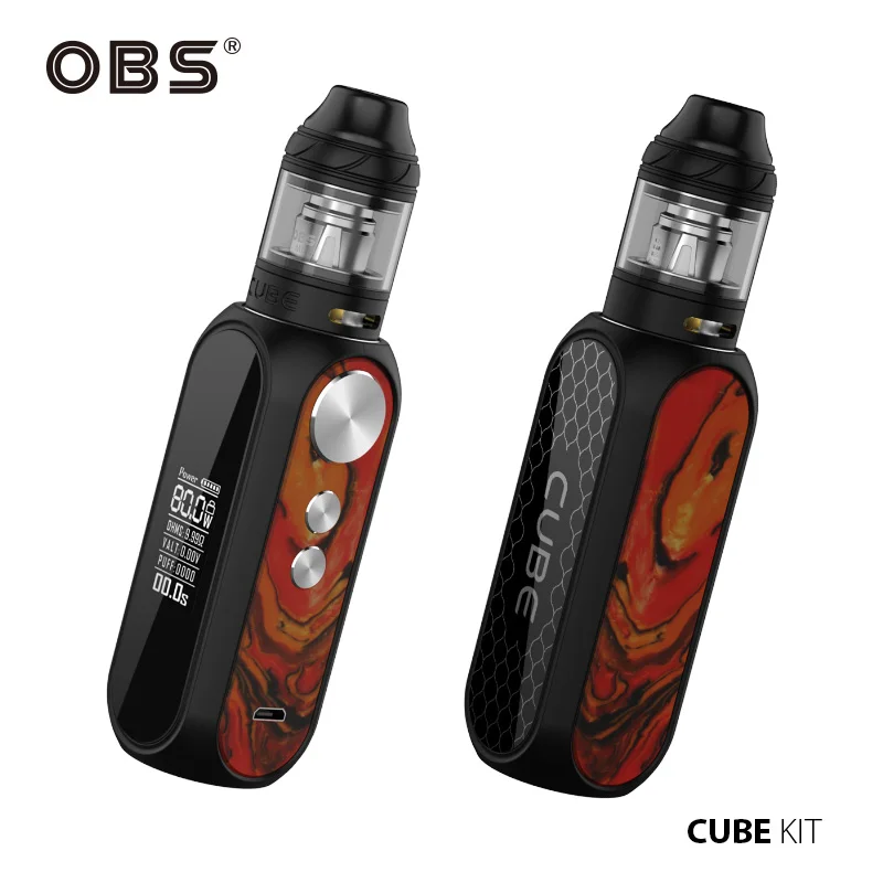 2019 оригинальный комплект OBS CubeKit с сеточным баком 3000 мАч 80 Вт максимальный выход и
