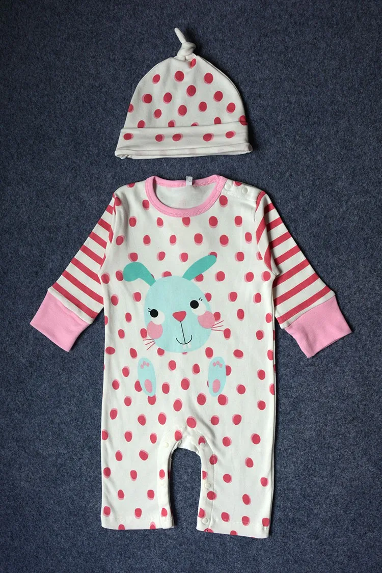 2 предмета, 0-18 месяцев, весенне-осенние комбинезоны для новорожденных, одежда для маленьких девочек и мальчиков, комбинезон в виде животных, комплекты одежды для младенцев, BC1337
