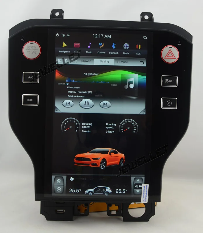 11," tesla стиль вертикальный экран android 8,1 шесть ядер автомобиля gps Радио Навигация Для Ford Mustang 2013- с carplay HDMI