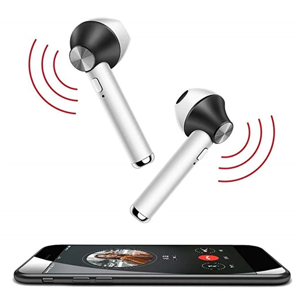 Для Huawei Samsung Xiomi Iphone TWS Беспроводная Bluetooth гарнитура стерео наушники с зарядным