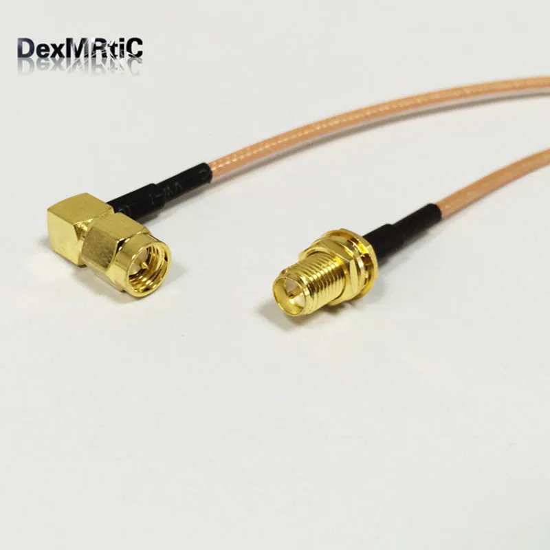 RF SMA штекер Прямоугольный переключатель RP Гнездовой разъем ОТРЕЗОК кабеля RG316 15