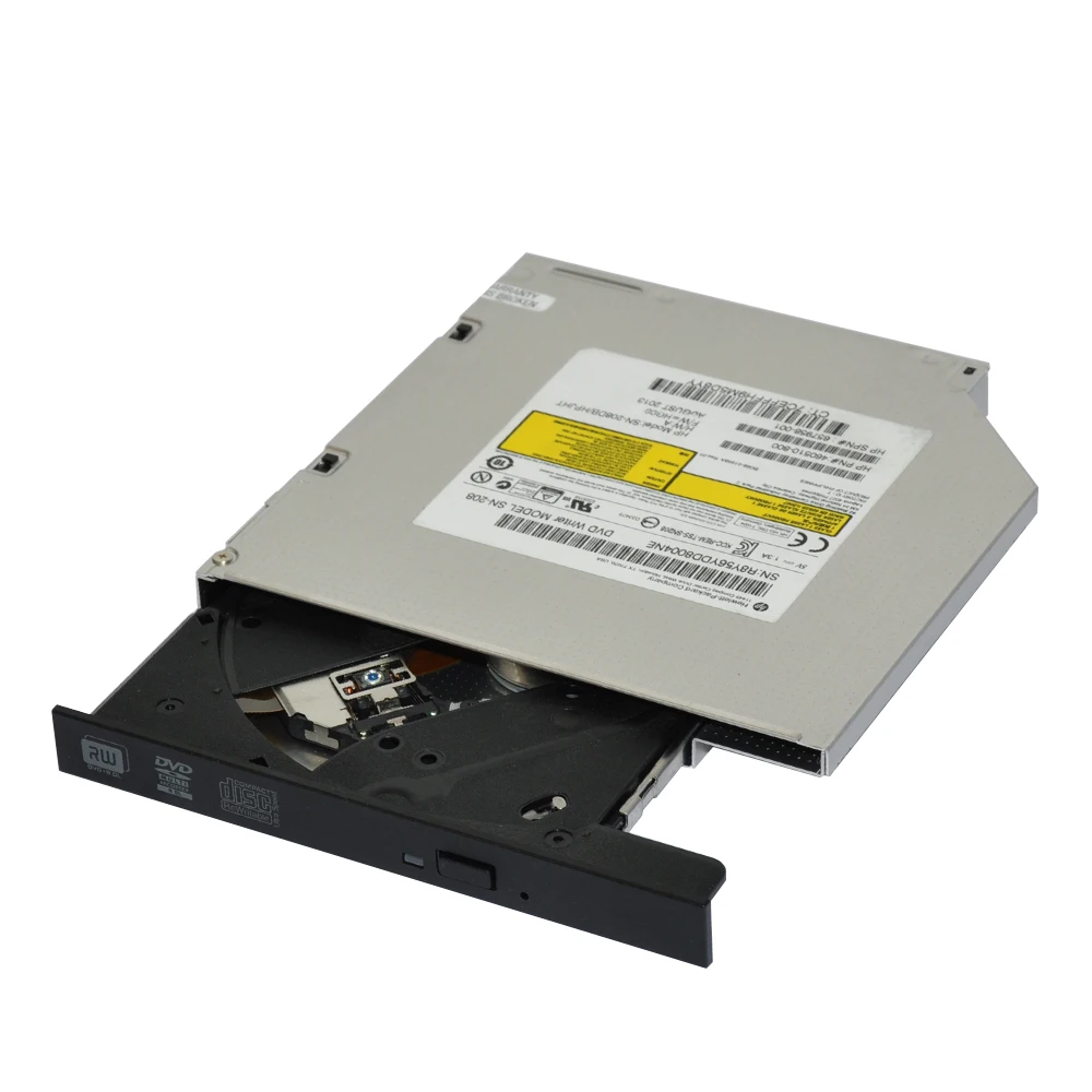 Deepfox 12.7mm DVD CD RW Burner Writer Internal SATA Optical Drive Laptop Notebook Drive DVD Burner Writer with panel