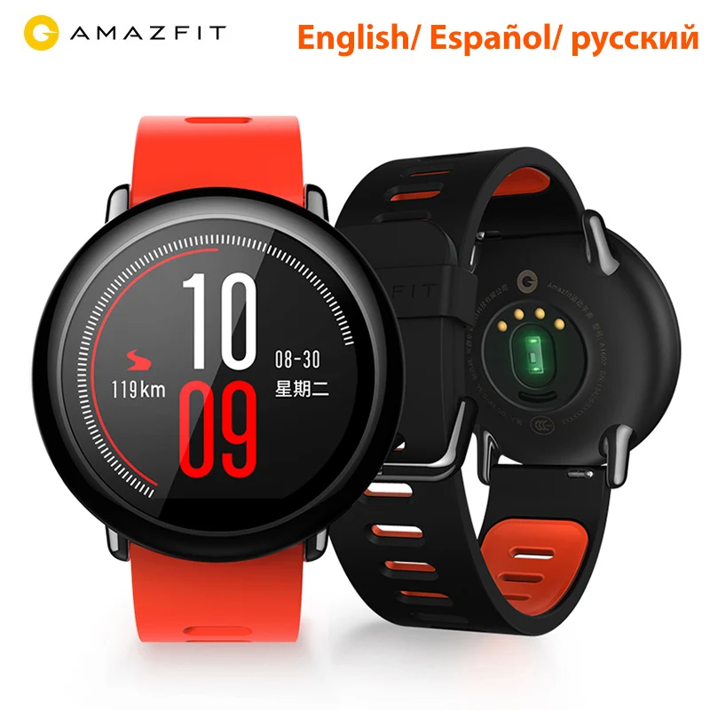 

English Version Xiaomi Amazfit Bip Smart Watch Huami Mi BIT PACE Lite IP68 Waterproof GPS Gloness Sports Heart Rate Wristband