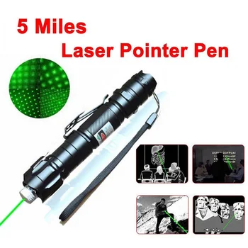 

5mW 532nm Tactical Laser Grade Green Pointer Strong Pen Powerful Burning Beam Lasers Lazer Flashlight Military Shadowhawk Style