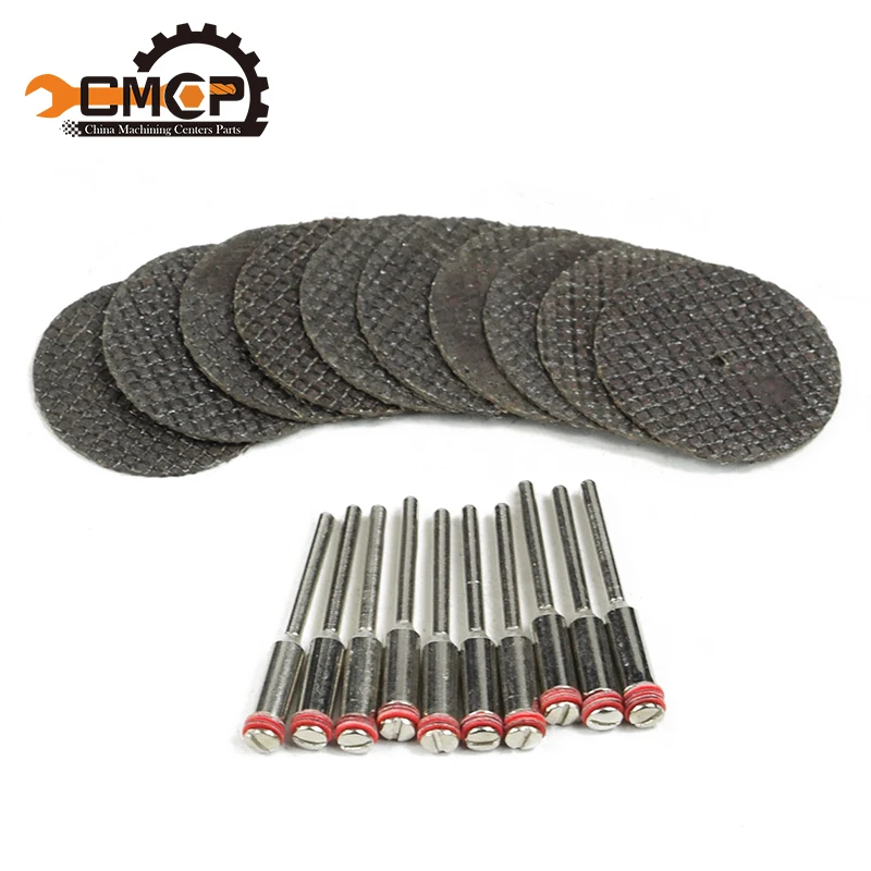 

20pcs Diameter 32mm 2.35/3.0mm Shank Rotary Cutting Disc Set Resin Fiber Cut Off Wheel Disc Rotary Tools Accessories