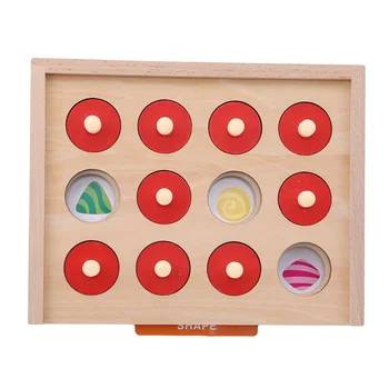 

Wooden Baby Learning Toys Early Education Parent-child Interactive Game Chess Toys New Children Memory Concentration Training