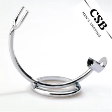 CSB хромированная бритвенная подставка для безопасных бритв-подходит для всех бритв с длиной ручки 82 мм и более