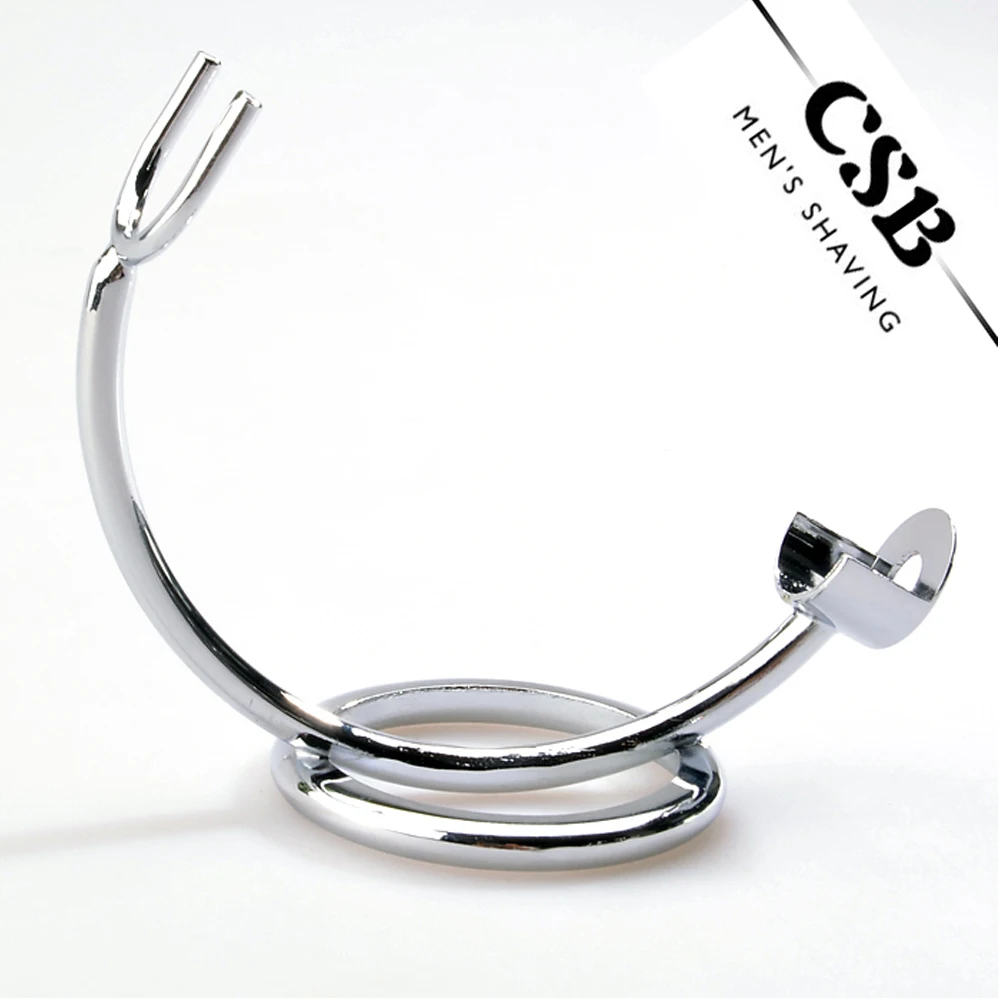 

CSB Chrome Razor Stand for Safety Razors - fits all razors with handle lengths of 82 mm or more