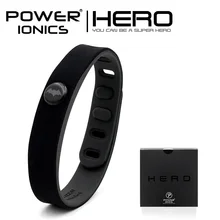 Poder Ionics Batman IDEA BANDA 3000 iones Deportes Impermeable Pulsera De Titanio Pulsera de Equilibrio Del Cuerpo