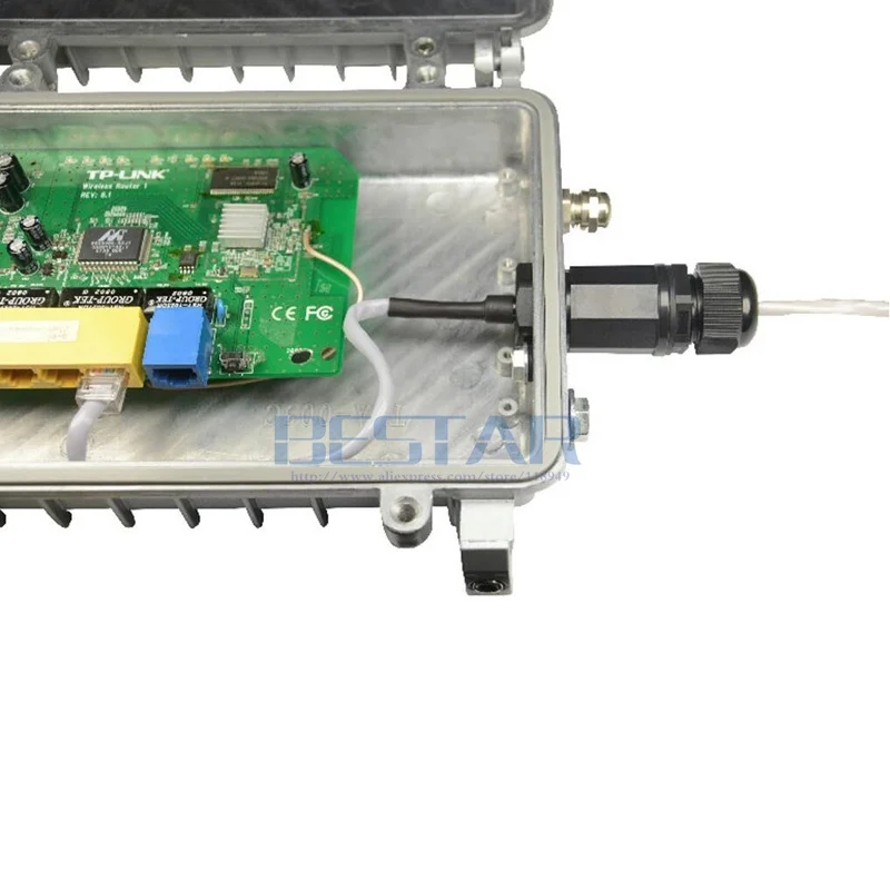 CAT5E RJ45 водонепроницаемый сальник разъем Ethernet LAN черный IP68 Защита M20 CAT 5E RJ 45 мужчин и женщин AP открытый кабель