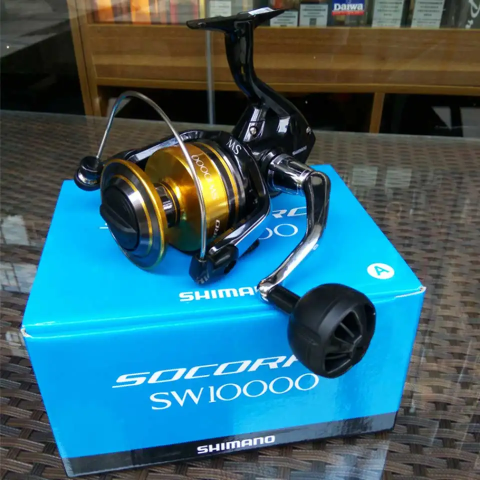 SHIMANO спиннинговая катушка для соленой воды SOCORRO SW 5000-10000 4+ 1BB алюминиевая катушка 10-12 кг Мощность HAGANE GEAR морские рыболовные катушки