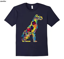 Great Dane T-Shirt Grande Cão de Estimação de Corpo Inteiro Relaxando Verdadeiro Amigo harajuku streetwear dos homens o-pescoço de algodão de manga curta camisa legal tees