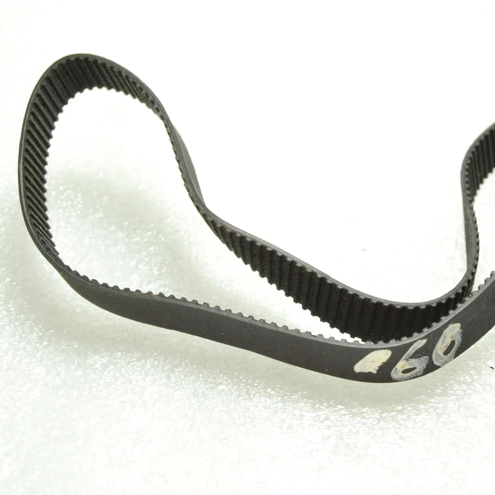 2pcs 160MXL 200 Teeth 10mm Width Timing Belt Cogged Rubber Geared Belt