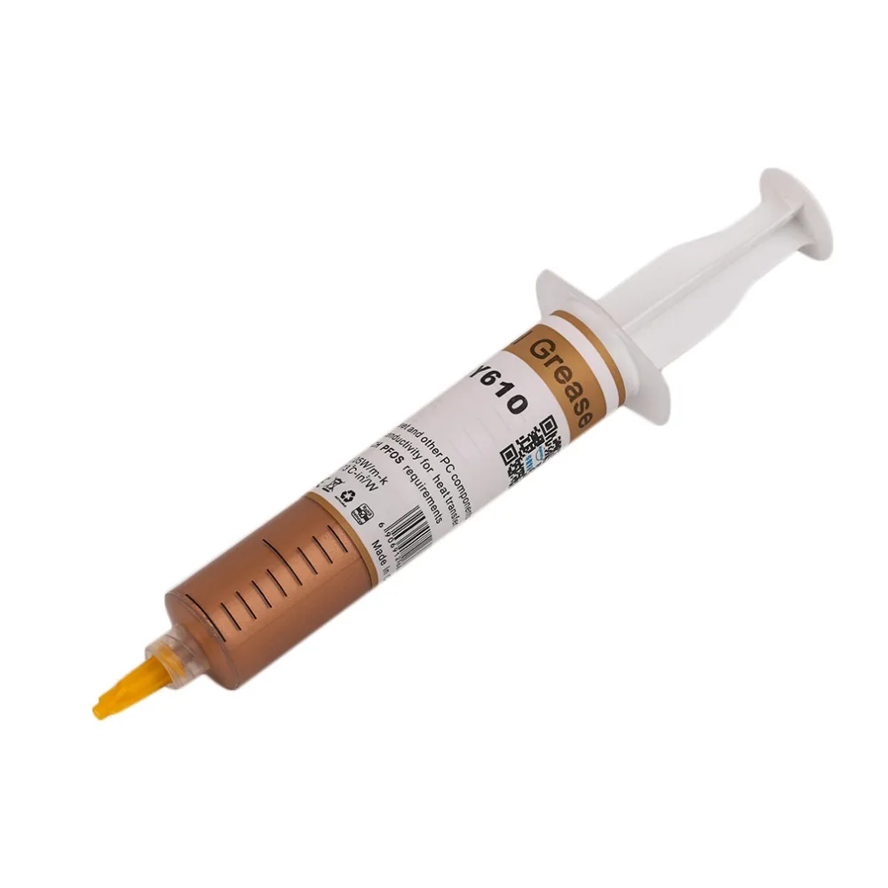 Thermal Compound Thermal Paste Large Needle HY510-TU20G For CPU Heatsink Heat Sink & for PC Components Conductive Plaster Sink Thermal Compound Thermal Paste Large Needle HY510-TU20G For CPU Heatsink Heat Sink & for PC Components Conductive Plaster Sink