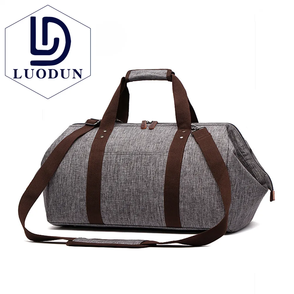 

LUODUN 2018 Waterproof Travel Bag Large Capacity Carry On Luggage Bag Business Hand Bag Big Opening Design Duffle Bags