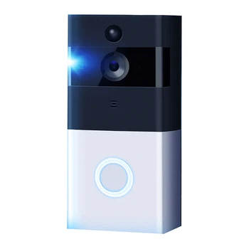 

Video Doorbell Night Vision Remote Wifi Information Push Alarm Cat Eye Smart Anti-theft Door Camera M1
