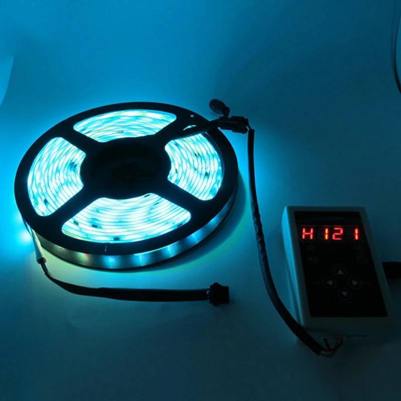 

5m RGB Dream Magic Led Strip DC12V 6803IC IP67 Waterproof Led Strip 5050 150LED Flexible Light+RF Remote Controller+Power Supply