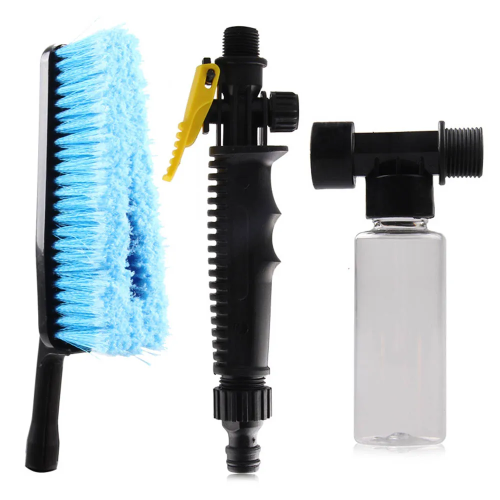 1 pcs Long Handle Car Wash Brush Car Cleaning Brush Retractable Water Foam Flow Brush Care Washer Tire Clean Tool