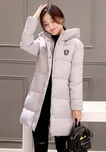 2017 Winter Jacket Women New Female Padded Jackets Women’s Slim Long Wadded Jacket Girls Hooded Warm Parkas Coat Outwear